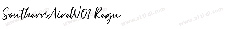 SouthernAireW01 Regu字体转换